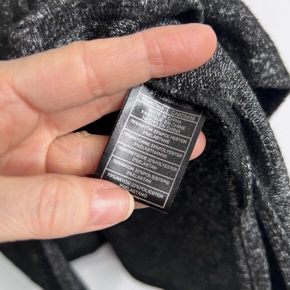 BB Dakota Steve Madden Black Knit Long Sleeve Cowl Neck Sweater Size Medium - Picture 10 of 11